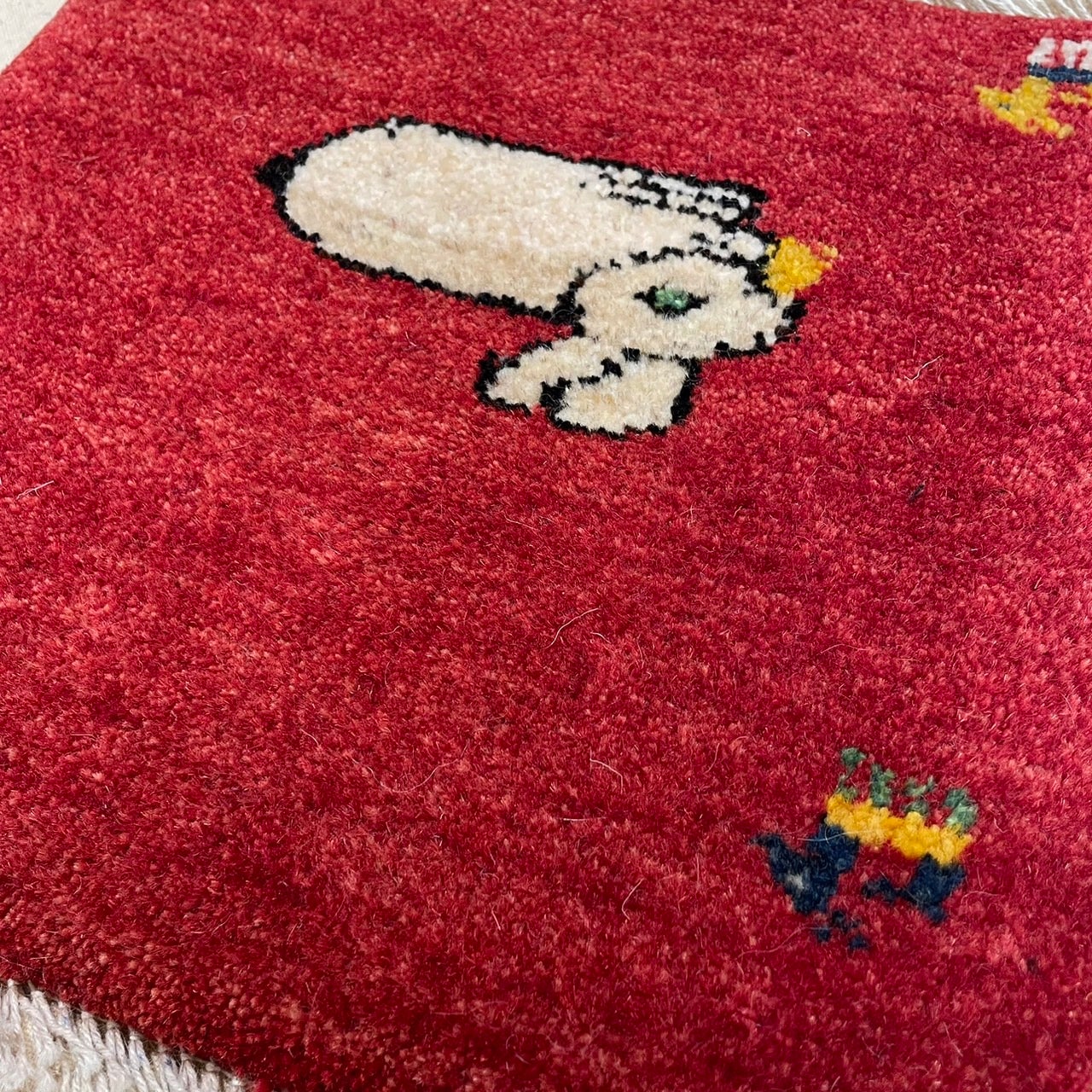 オーダーギャッベ シラーズ うさぎ 41×40 | ペルシャ絨毯と