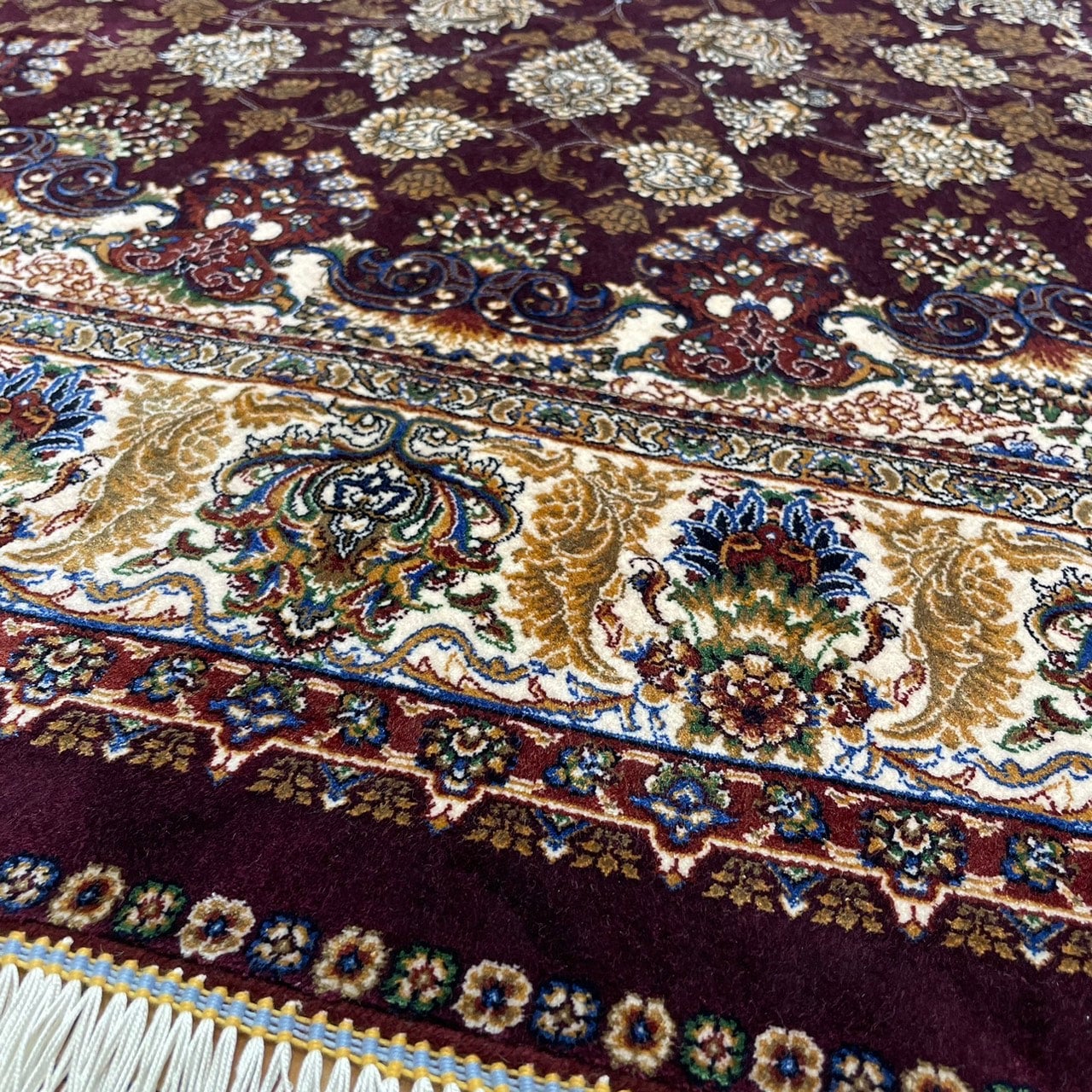 モダール 機械織 ペルシャ絨毯 - ラグ/カーペット/マット